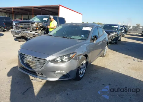 2015 Mazda Mazda3 I Sv из США, поврежденный, VIN JM1BM1T79F1261190